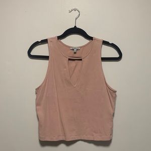 Pink Top with Cutout